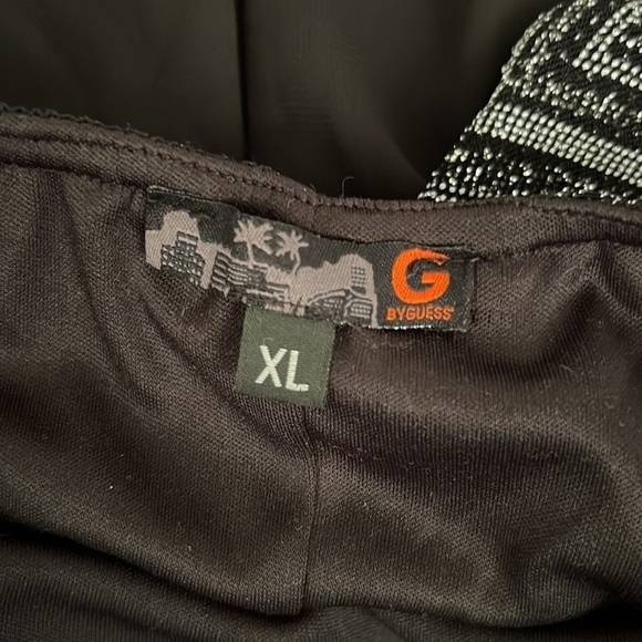 Guess‎ Black Dress with Wave Sequin Pattern Size XL - Picture 4 of 5